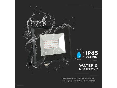 SKU 5992 VT-4021-R V-TAC Faro LED SMD 20W E-Series Rosso IP65