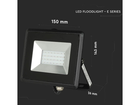 SKU 5993 VT-4021-B V-TAC Faro LED SMD 20W E-Series Blu IP65