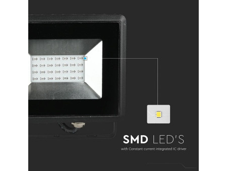 SKU 5993 VT-4021-B V-TAC Faro LED SMD 20W E-Series Blu IP65