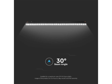 SKU 6885 VT-3621 V-TAC Faretto LED Binario Magnetico Regolabile 20W 48V Nero per Google Home e Alexa 3in1