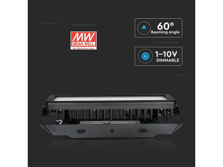 SKU 501 VT-252D  V-TAC PRO Faro LED SMD Chip Samsung 250W Driver MeanWell 60° 6000K Dimmerabile IP65