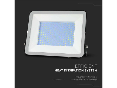 SKU 10031 VT-44300 V-TAC PRO Faro LED SMD Chip Samsung 300W Nero 4000K IP65