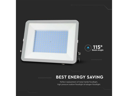 SKU 10031 VT-44300 V-TAC PRO Faro LED SMD Chip Samsung 300W Nero 4000K IP65