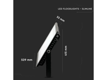 SKU 21422 VT-300-B V-TAC PRO Faro LED SMD Chip Samsung 300W Nero 4000K IP65