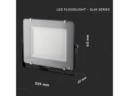 SKU 21791 VT-306-B V-TAC PRO Faro LED SMD Chip Samsung 300W 115LM/W Nero 4000K IP65