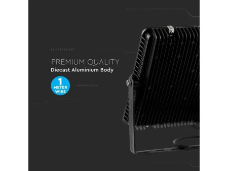 SKU 21792 VT-306-B V-TAC PRO Faro LED SMD Chip Samsung 300W 115LM/W Nero 6500K IP65