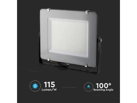 SKU 21791 VT-306-B V-TAC PRO Faro LED SMD Chip Samsung 300W 115LM/W Nero 4000K IP65