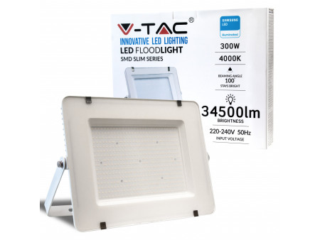 SKU 21793 VT-306-W V-TAC PRO Faro LED SMD Chip Samsung 300W 115LM/W Bianco 4000K IP65