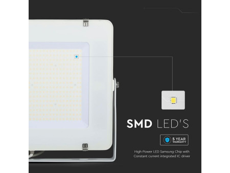 SKU 21793 VT-306-W V-TAC PRO Faro LED SMD Chip Samsung 300W 115LM/W Bianco 4000K IP65