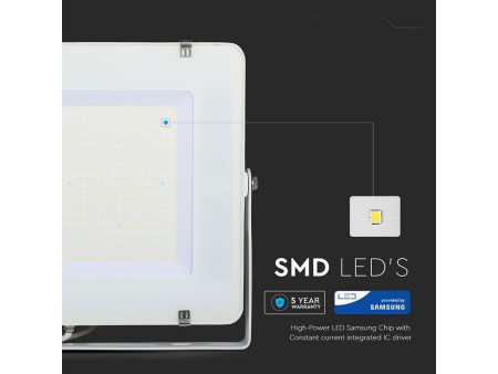 SKU 793 VT-306-W V-TAC PRO Faro LED SMD Chip Samsung 300W 120LM/W Bianco 4000K IP65