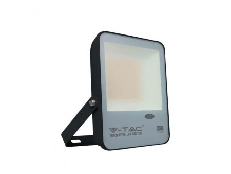 SKU 20169 VT-37 V-TAC PRO Faro LED SMD Chip Samsung 30W 100LM/W con Sensore Crepuscolare Nero 3000K IP65