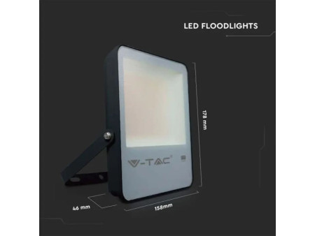 SKU 20403 VT-32 V-TAC PRO Faro LED SMD Chip Samsung 30W 137LM/W Nero 6500K IP65