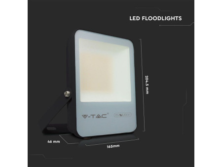 SKU 20449 VT-30185 V-TAC PRO Faro LED SMD Chip Samsung 30W 157LM/W Nero 4000K IP65