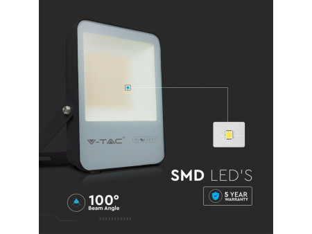 SKU 20450 VT-30185 V-TAC PRO Faro LED SMD Chip Samsung 30W 185LM/W Nero 6400K IP65