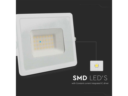 SKU 215957 VT-4031W-N V-TAC Faro LED SMD 30W E-Series G2 Bianco 6500K IP65
