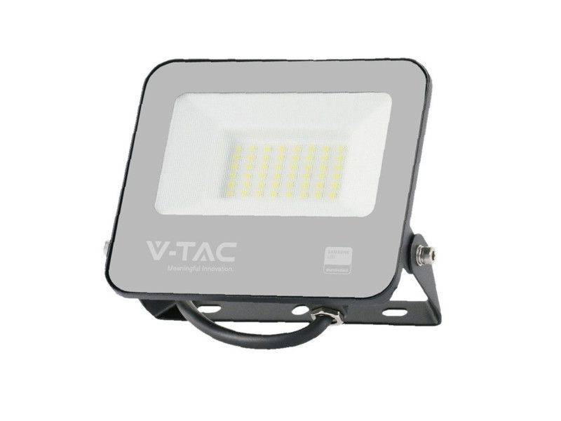 SKU 23599 VT-44035  Confronta V-TAC PRO Faro LED SMD Chip Samsung 100LM/W 30W Cavo 1m Nero 3000K IP65