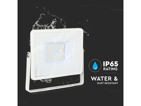 SKU 403 VT-30-W V-TAC PRO Faro LED SMD Chip Samsung 30W Bianco 3000K IP65