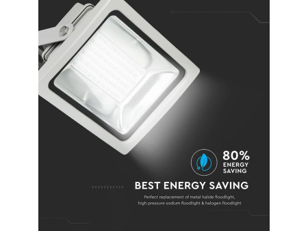 SKU 5755 VT-4732 V-TAC Faro LED SMD 30W con Telecomando RF Grigio RGB IP65