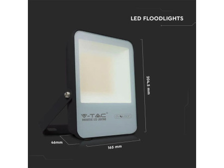 SKU 6703 VT-4931 V-TAC Faro LED SMD 30W 150LM/W Nero 6400K IP65