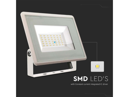 SKU 6746 VT-4934-W V-TAC Faro LED SMD 30W F-Series con Driver IC Integrato Bianco 3000K IP65