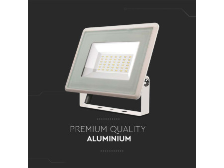 SKU 6748 VT-4934-W V-TAC Faro LED SMD 30W F-Series con Driver IC Integrato Bianco 6400K IP65