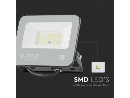 SKU 9255 VT-4435 V-TAC PRO Faro LED SMD 30W 185LM/W Nero 4000K IP65