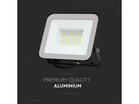 SKU 10026 VT-44050 V-TAC PRO Faro LED SMD Chip Samsung 50W Nero 6500K IP65