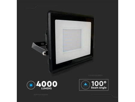 SKU 20315 VT-158 V-TAC PRO Faro LED SMD Chip Samsung 50W Nero 6500K IP65