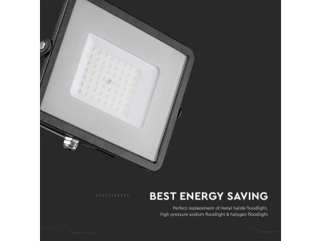 SKU 21406 VT-50 V-TAC PRO Faro LED SMD Chip Samsung 50W Nero 3000K IP65