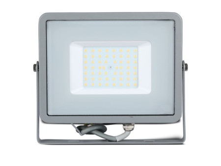 SKU 21464 VT-50-G V-TAC PRO Faro LED SMD Chip Samsung 50W Grigio 4000K IP65