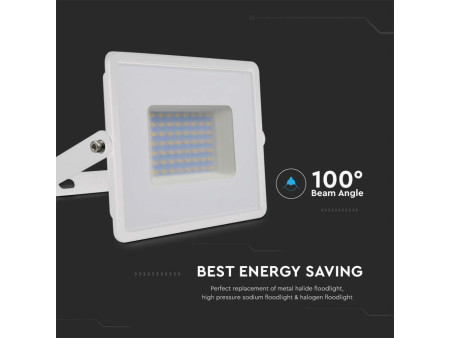 SKU 215961 VT-4051 V-TAC Faro LED SMD 50W E-Series G2 Bianco 3000K IP65