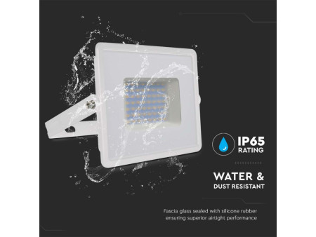 SKU 215962 VT-4051 V-TAC Faro LED SMD 50W E-Series G2 Bianco 4000K IP65