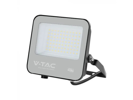 SKU 232166 VT-4455 V-TAC PRO Faro LED SMD Chip CREE 50W 135LM/W Slim Cavo 15cm Nero 4000K IP65