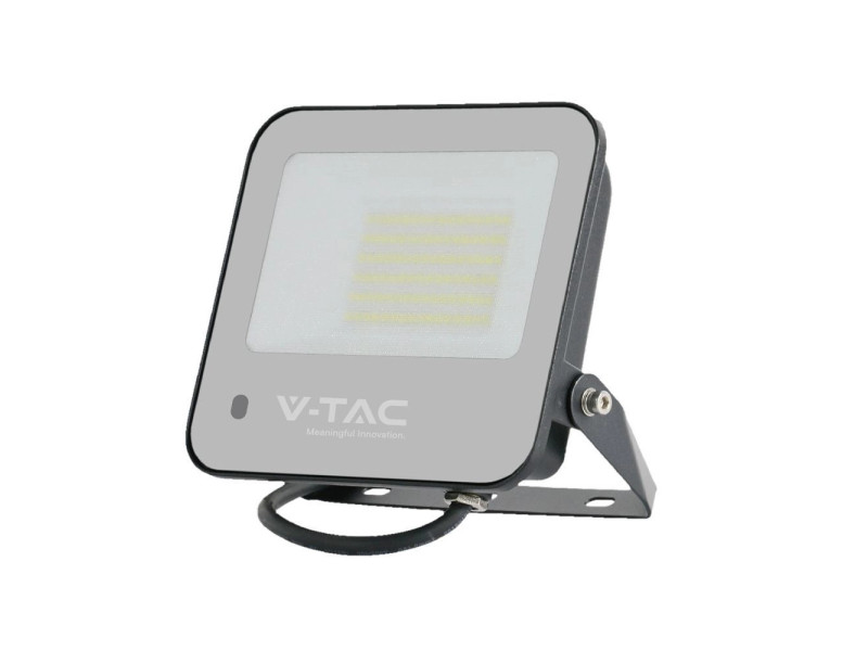 SKU 23463 VT-44053 V-TAC Faro LED SMD 50W con Telecomando Driver Integrato Nero/Grigio RGB+6500K IP65