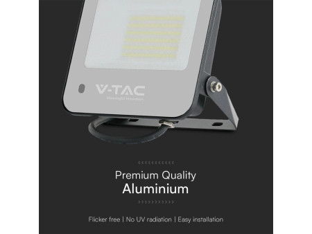 SKU 23463 VT-44053 V-TAC Faro LED SMD 50W con Telecomando Driver Integrato Nero/Grigio RGB+6500K IP65