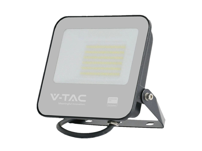 SKU 23600 VT-44055 V-TAC PRO Faro LED SMD Chip Samsung 50W Nero 6500K IP65