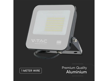 SKU 23688 VT-44055 V-TAC PRO Faro LED SMD Chip Samsung 50W Nero 4000K IP65