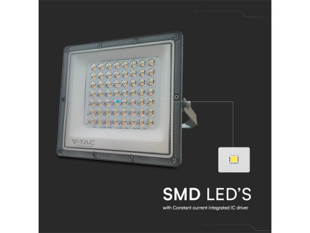 SKU 23614 VT-44050CCT V-TAC Faro LED SMD 50W Driver IC Integrato e LED Sostituibili Grigio Scuro CCT IP65