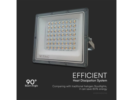 SKU 23614 VT-44050CCT V-TAC Faro LED SMD 50W Driver IC Integrato e LED Sostituibili Grigio Scuro CCT IP65