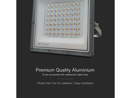 SKU 23614 VT-44050CCT V-TAC Faro LED SMD 50W Driver IC Integrato e LED Sostituibili Grigio Scuro CCT IP65