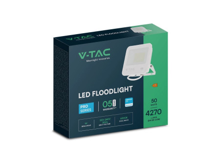 SKU 23689 VT-44055 V-TAC PRO Faro LED SMD Chip Samsung 50W Bianco 4000K IP65