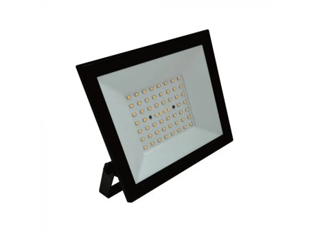 SKU 23990 VT-44054 V-TAC Faro LED SMD 50W Slim E-Series con Driver Integrato Nero 6500K IP65