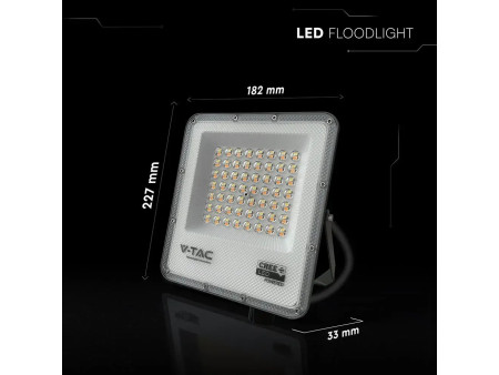 SKU 240736 VT-44058CCT V-TAC PRO Faro LED SMD Chip CREE 50W Driver Integrato Nero CCT IP65