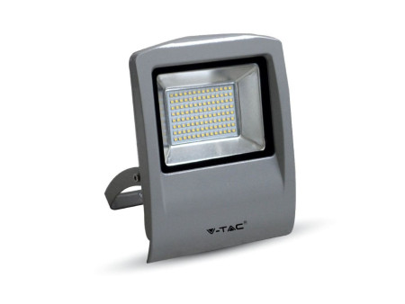 SKU 5666 VT-4754 V-TAC Faro LED SMD 50W Grigio 6000K IP65