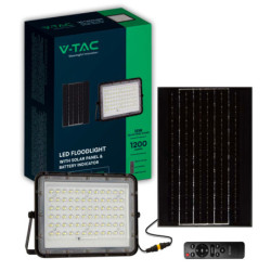 PROIETTORE SOLARE LED 10W 3000+6400K CON TELECOMANDO