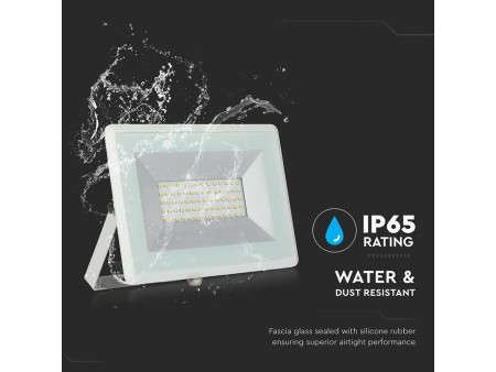 SKU 5963 VT-4051 V-TAC Faro LED SMD 50W E-Series Bianco 6500K IP65