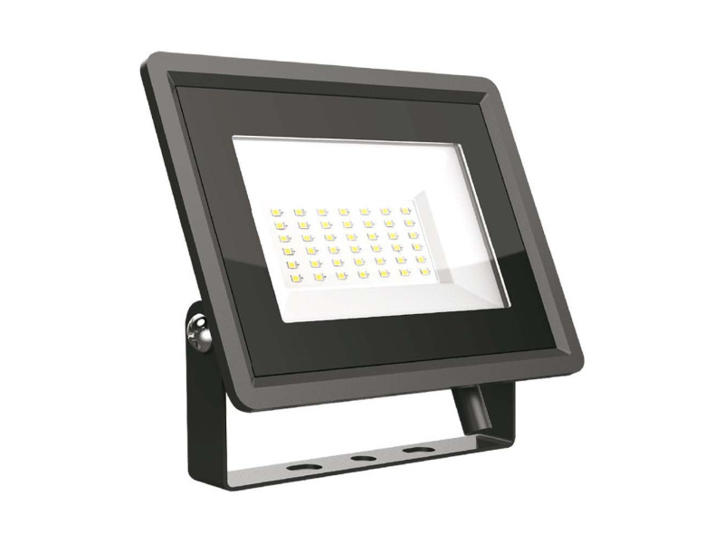 SKU 6750 VT-4954 V-TAC Faro LED SMD 50W F-Series con Driver IC Integrato Nero 4000K IP65