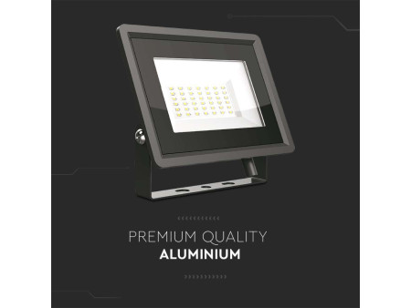 SKU 6750 VT-4954 V-TAC Faro LED SMD 50W F-Series con Driver IC Integrato Nero 4000K IP65