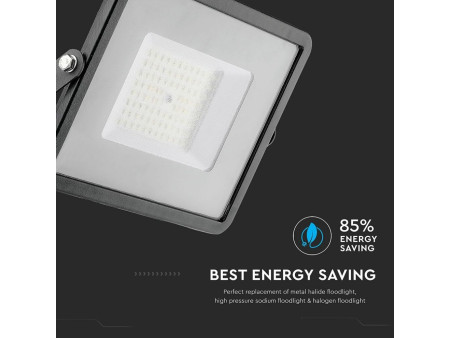 SKU 760 VT-56-B V-TAC PRO Faro LED SMD Chip Samsung 50W 120LM/W Nero 4000K IP65