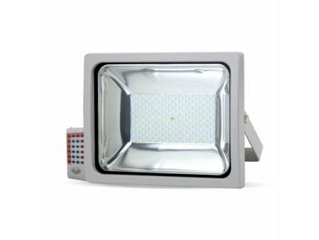 SKU 5691 VT-4752 V-TAC Faro LED SMD 50W con Telecomando RF Grigio RGB IP65